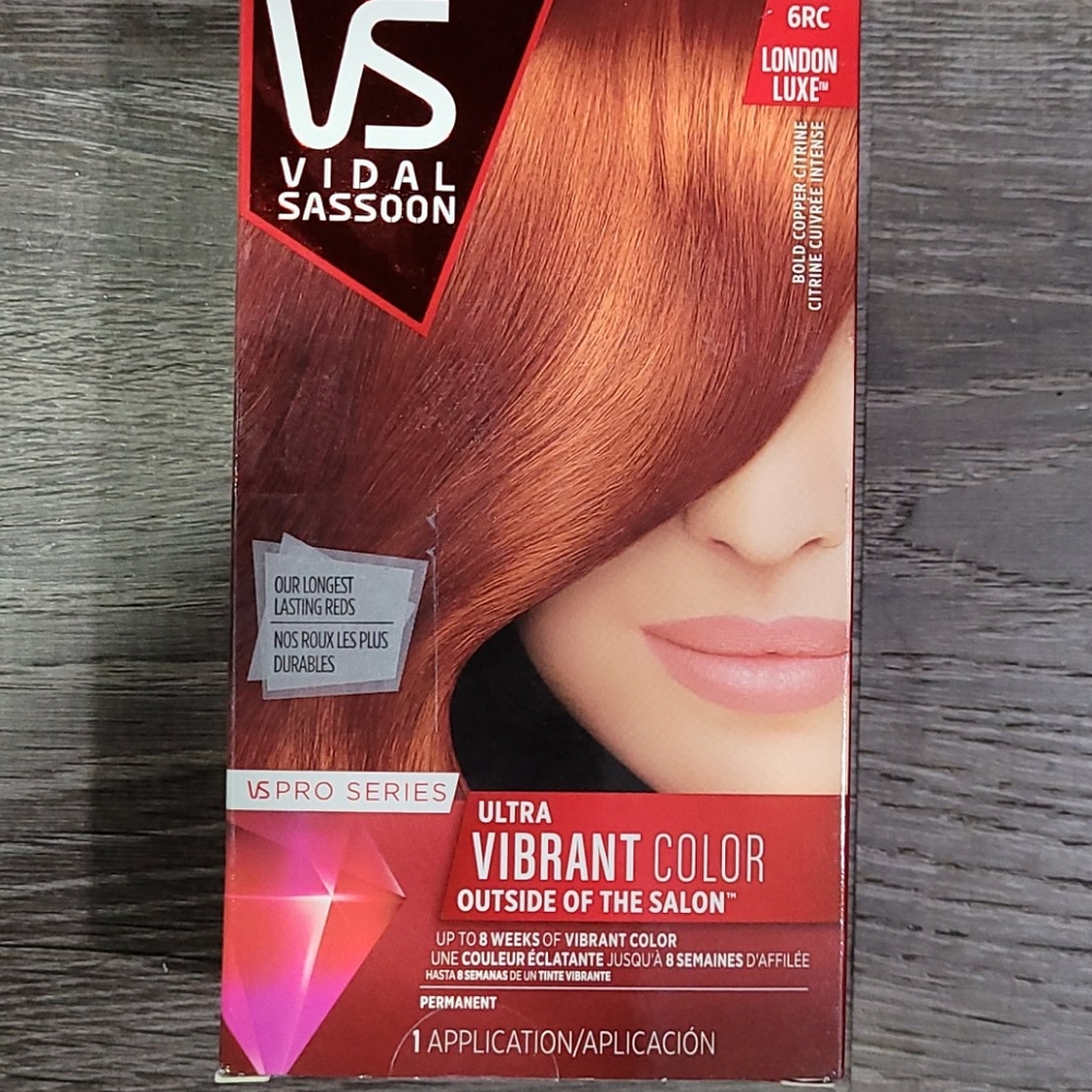 Vidal Sasson vibrant red hair color